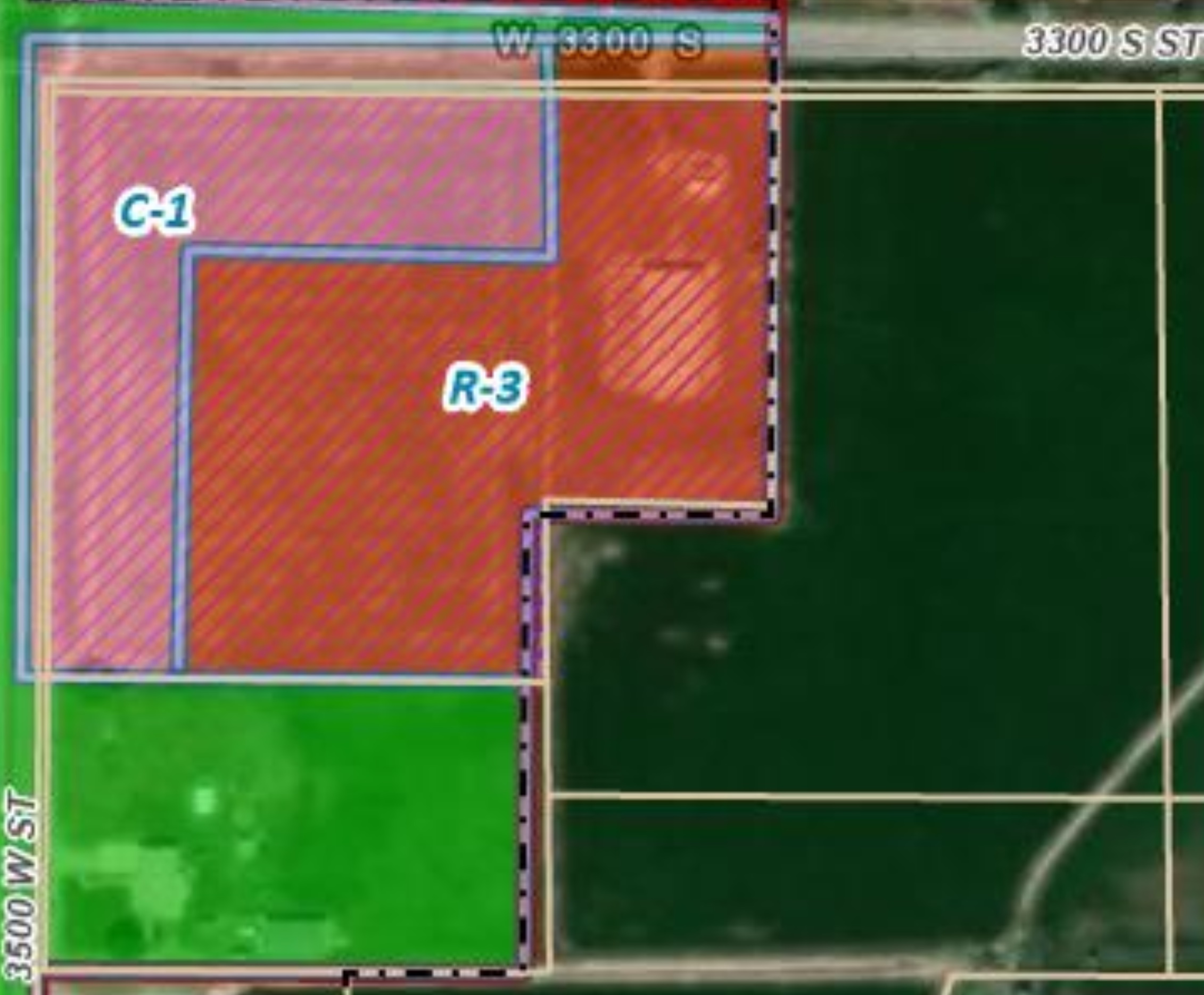 Kanesville Crossing parcel map